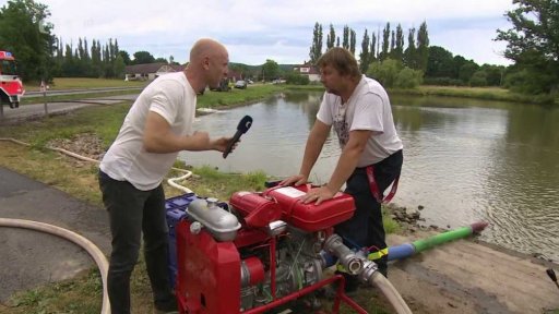 Požár lesa na Písecku