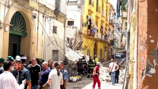 Zřícený dům v Neapoli