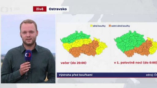 Varování před silnými bouřkami