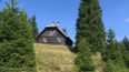 Stav Roklanské chaty na Šumavě