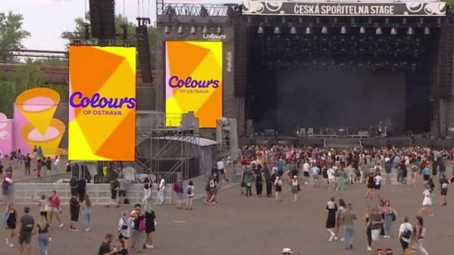 Závěr festivalu Colours of Ostrava