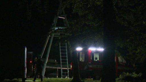 Pád dětí z vyhlídky v Markvarticích