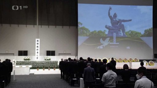 Připomínka svržení atomové bomby v Nagasaki