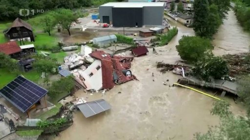 Následky povodní ve Slovinsku
