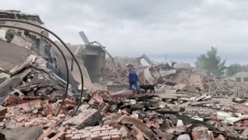 Výbuch nedaleko Moskvy