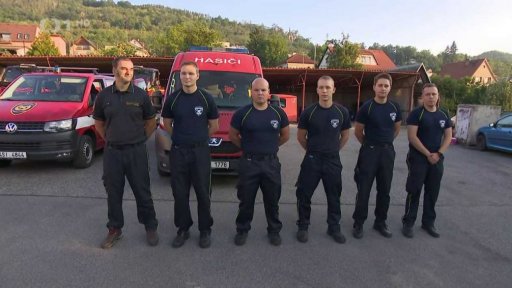 Čeští hasiči na pomoc Řecku