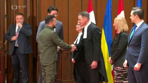Zelenskyj v Kanadě