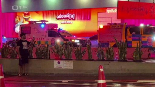 Přestřelka v obchodním centru v Bangkoku