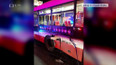 Srážka tramvaje a autobusu