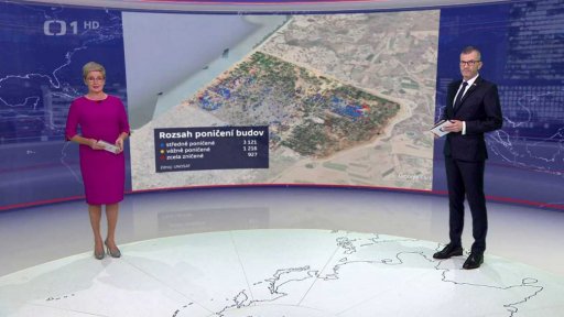 Satelitní snímky Pásma Gazy