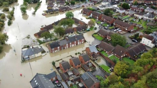 Škody po bouři Babet