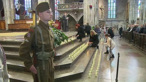 Mše za padlé parašutisty a odbojáře