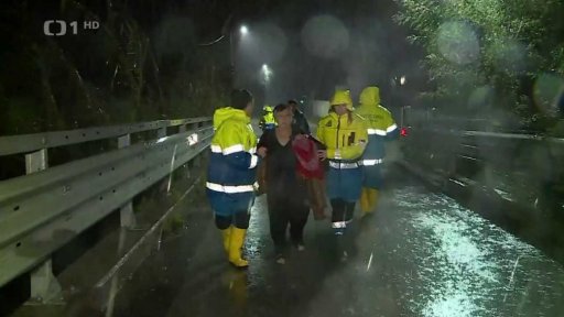 Silné bouře v Evropě