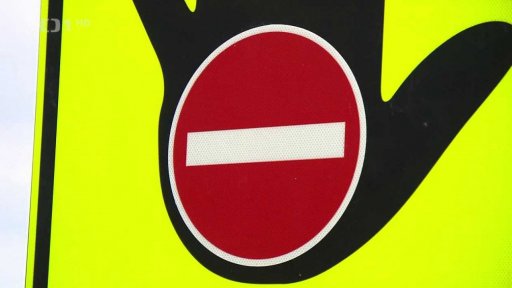 Značka Stop, protisměr