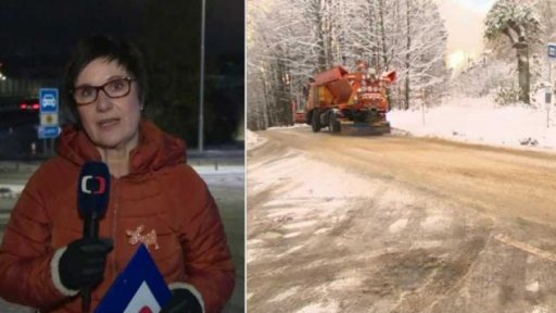 Komplikace v dopravě kvůli sněžení