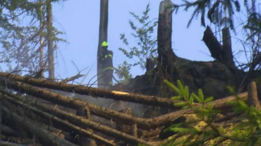 Požár v České Švýcarsku