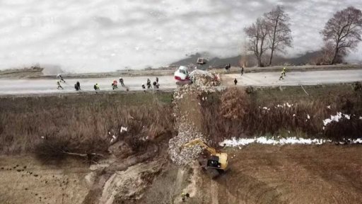 Zvedání hladin řek a potoků