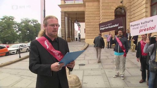 Protesty kvůli financování kultury