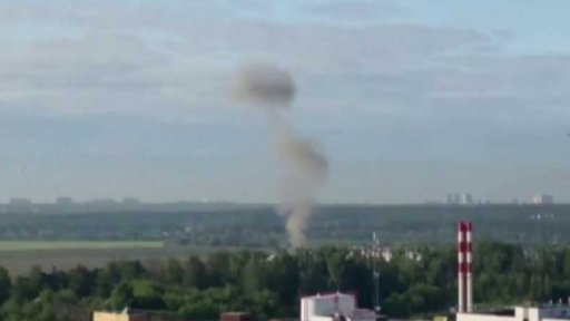 Nálet dronů, výbuchy v Moskvě