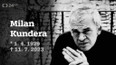 Zemřel spisovatel Milan Kundera