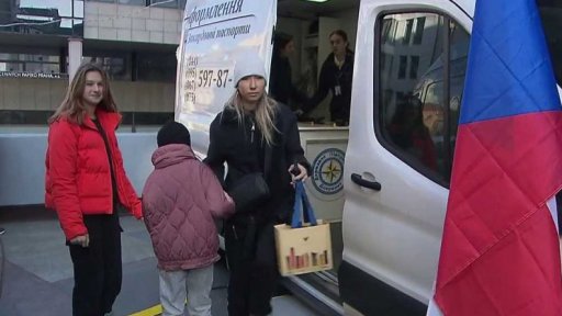 Pojízdná kancelář ukrajinského velvyslanectví