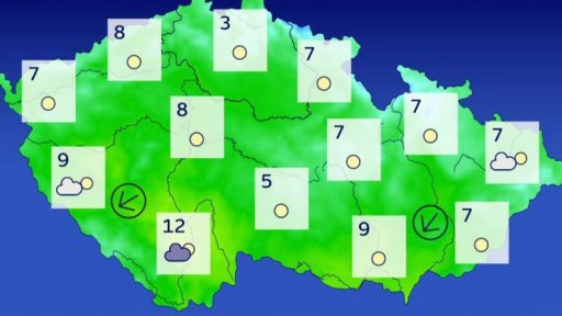 Počasí o víkendu a počasí ve světě