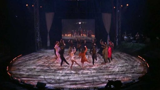 Ukrajinští studenti akrobacie v Cirku La Putyka