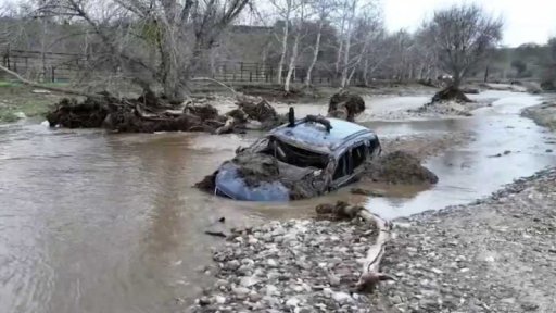 Devastující záplavy v Kalifornii