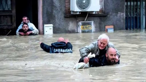 Katastrofální povodně v Itálii