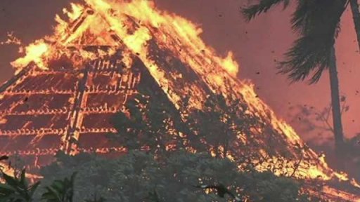 Tragický požár na Havaji