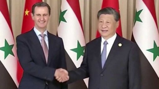 Diktátor Bašár Asad vyrazil do Číny