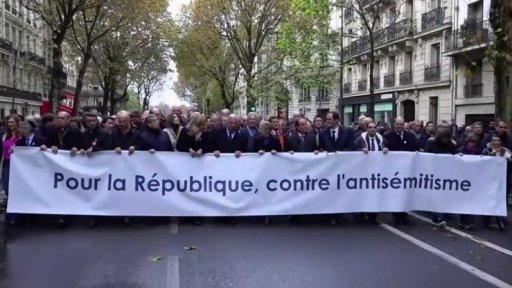 Propalestinské demonstrace v evropských ulicích