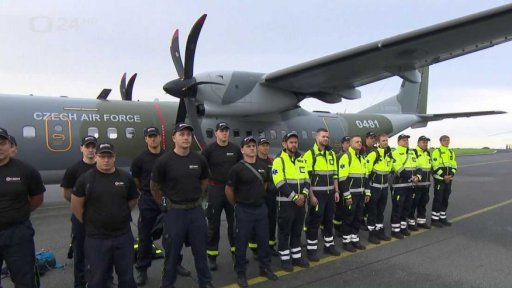 Pražští záchranáři v Řecku