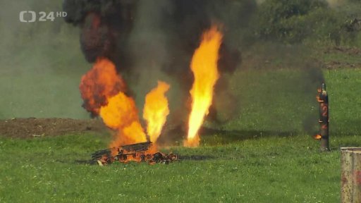 Trénink prostřelování tlakových lahví