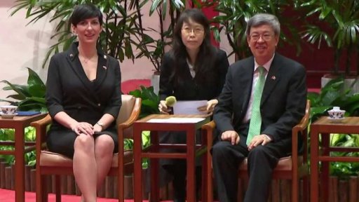 Markéty Pekarové Adamové na návštěvě Tchaj-wanu