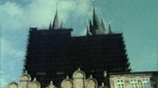 Oprava věží Týnského chrámu v Praze (1983)