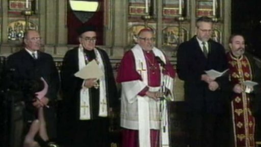 Ekumenická bohoslužba za nově vzniklý český stát (1993)