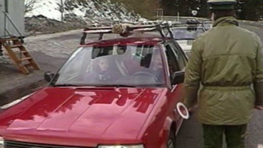 Celnice na česko-slovenské hranici na Bumbálce (1993)