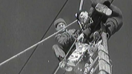 Rekonstrukce nejdelší lanovky ve stř. Evropě - na Lomnický štít - dokončena (1949)