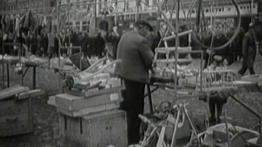 Trh Okresního svazu spotřebních družstev v Třebíči (1953)