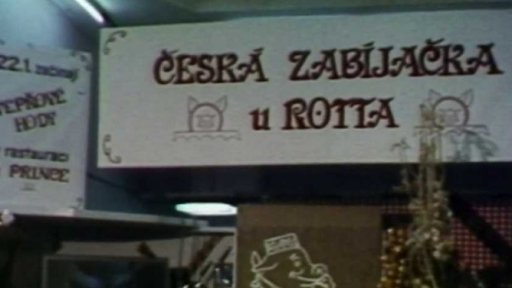 Železářství U Rotta nabízí potřeby k zabijačce (1990)