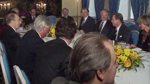 François Mitterrand v Praze (1993)