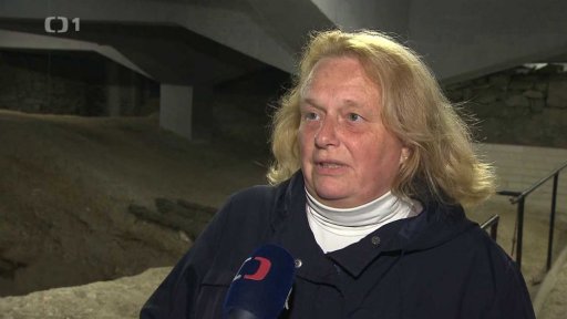 Podzemí pod nádvořím Hradu