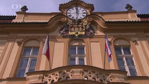 Věžní hodiny v Libeňském zámku