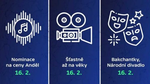 Kulturní přehled příštího týdne