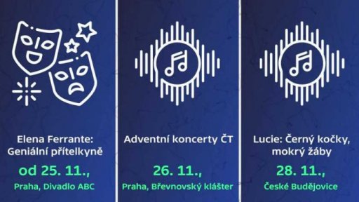 Kulturní přehled příštího týdne