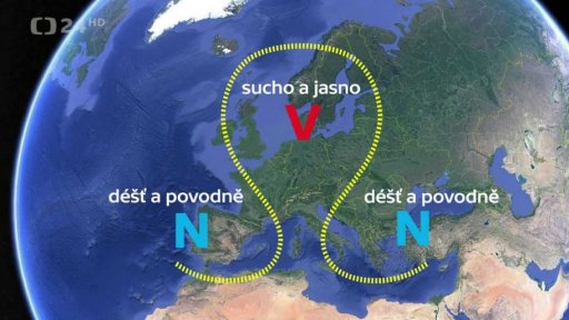 Tzv. paměť atmosféry: extrémní projevy počasí v Evropě a na severu Afriky