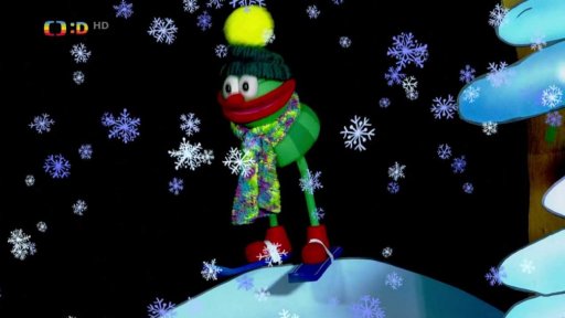 Na kopci Boulovníku se Muf vybourá na lyžích