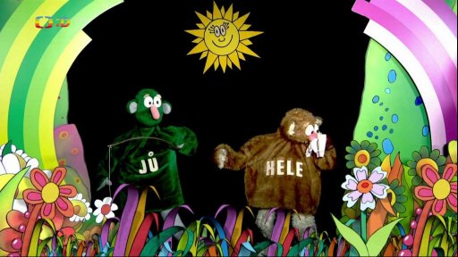 Jů a Hele se láskyplně loučí a vyrážejí na ryby.