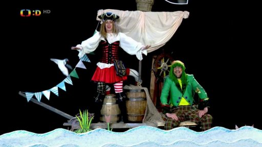 Vodník má dárek pro Drsňačku Ukrutnou.